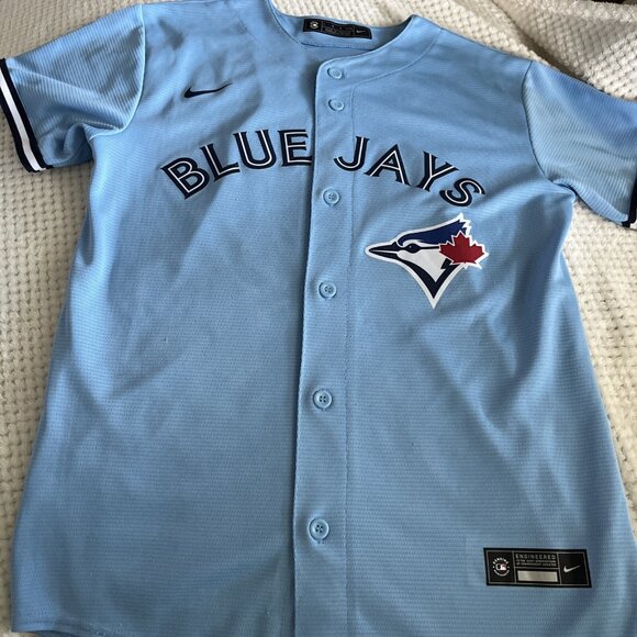 Nike #11 Bo Bichette Toronto Blue Jays MLB Baseball Jersey Blue Youth Large kids